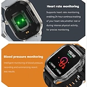 お買い得  スマートウォッチ-696 ZW66 スマートウォッチ 2.01 インチ スマート·ウォッチ ブルートゥース ECG + PPG 歩数計 着信通知 と互換性があります Android iOS 女性 男性 ハンドフリーコール メッセージ受信通知 IP 67 46mmの時計ケース