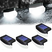 abordables Appliques d&#039;extérieur-Lampe de marche solaire 1 pièce, lumière de pont solaire étanche pour l&#039;extérieur, lumière de clôture illumine votre cour, lueur d&#039;angle rgb120