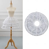 ieftine fustă de sub-Cosplay Lolita Lungime Genunchi Combinezon tutu Sub Fusta Prințesă Costume de fancy Pentru femei Mascaradă Petrecere Petrecerea Burlăcițelor Adulți Combinezon