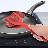 economico Utensili e gadget da cucina-Accessori da cucina multifunzionali 2 in 1 set di gadget da cucina spatola per frittata spatola in silicone da cucina per toast pancake pinze per uova cocina cucina accessori da cucina