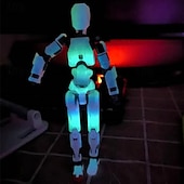 Недорогие Устройства для снятия стресса-3D-печать шестикрылого ангела Иллидана с подвижными суставами динозавр с большой пастью и множеством подвижных суставов повезло