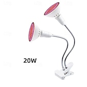 abordables Lampe de croissance LED-Lampe tour de cou élèvent des lumières pour les plantes d&#039;intérieur col de cygne à spectre complet élèvent la lumière 10w/20w lumière de centrale électrique avec lentille optique pour un ppfd élevé
