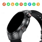 cheap Smart Wristbands-696 E800 Smart Watch 1.49 inch Smart Band Fitness Bracelet Bluetooth ECG+PPG Temperature Monitoring Pedometer Compatible with Android iOS Men Hands-Free Calls Message Reminder IP 67 46mm Watch Case