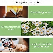baratos Luzes de leitura-Lupa iluminada com viva-voz de 1 unidade, lente grande que pode ser usada no pescoço para trabalhos próximos, lupa iluminada por LED para leitura, costura, costura cruzada, com design magnético tipo c