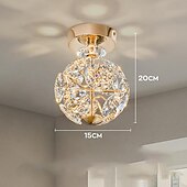 abordables Éclairages pour îlot-Plafonnier suspendu applique murale crystra LED éclairage suspendu en verre plafonniers modernes raccord globe en verre lumières suspendues lustre décoration pour salon salle à manger cuisine îlot