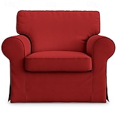 cheap Sofa Cover-Cotton 1 Seat Chair Sofa Cover with Cushion Cover , Replacement  Armchair Cover 1 Seat Couch Slipcover for Dogs, Replacement Sofa Furniture Protector  LITB PRIME cover Ektcover