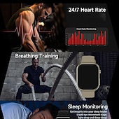 cheap Smartwatch-696 U13 Smart Watch 2.2 inch Smartwatch Fitness Running Watch Bluetooth ECG+PPG Pedometer Call Reminder Compatible with Android iOS Women Men Hands-Free Calls Message Reminder IP 67 46mm Watch Case