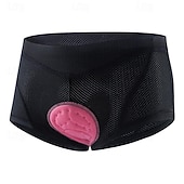 זול מכנסיים, מכנסיים קצרים וחצאיות לנשים-WOSAWE בגדי ריקוד נשים צבע אחיד תחתוני אופניים מכנס קצר מרופד לרכיבה אופניים מכנסיים קצרים הלבשה תחתונה שורטים (מכנסיים קצרים) מרופדים גזרה צרה ספורט ייבוש מהיר גמישות גבוהה נוח נושם שחור ורוד ביגוד