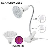 abordables Lampe de croissance LED-Lampe tour de cou élèvent des lumières pour les plantes d&#039;intérieur col de cygne à spectre complet élèvent la lumière 10w/20w lumière de centrale électrique avec lentille optique pour un ppfd élevé