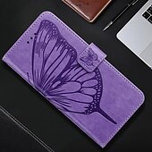economico Cover per iPhone-telefono Custodia Per iPhone16 iPhone 15 Pro Max Plus iPhone 14 13 12 11 Pro Max Plus Mini SE Per retro Con supporto A calamita con cinturino da polso Farfalla Retrò TPU pelle sintetica