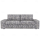 abordables Housse de canapé-Housse de canapé 100% coton en couleur florale matelassée
