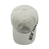 ieftine Şapcă de baseball pentru bărbaţi-Bărbați Șapcă de baseball Palarie de soare Căciulă de camioner Negru Albastru Bumbac Brodat Modă Casual Stradă Zilnic Scrisă Ajustabile Cremă Cu Protecție Solară Respirabil