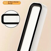 baratos Luzes de leitura-Lâmpada de mesa led recarregável de 1 unidade com controle de toque, luz de leitura led 2000mah operada por bateria, ímã de toque tricolor, removível e portátil