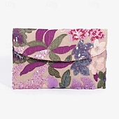 cheap Clutches &amp; Evening Bags-Women&#039;s Embroidered Floral Clutch - Handheld Evening Bag with Colorful Bead and Sequin Details