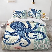 cheap Duvet Cover Sets-Patterned Animal Blanket Unique and Stylish Design Featuring Various Animal Motifs Soft, Cozy, and Durable Perfect for Beds, Sofas, or as a Decorative Throw Adds Playful Charm