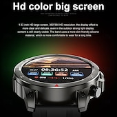 abordables Relojes inteligentes-696 DK68 Reloj inteligente Rastreador de fitness ECG PPG Recordatorio de llamadas Android iOS IP67 47mm 1.53