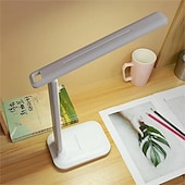 abordables Lampes de bureau-lampe de table pliante lecture usb tactile dimmable protection des yeux lampe de bureau led chambre étudiant lecture veilleuse 3 couleurs lampe de bureau à intensité variable en continu tactile