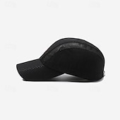 cheap Men&#039;s Baseball Cap-Men&#039;s Baseball Cap Sun Hat Trucker Hat Black Navy Blue Polyester Embroidery Fashion Casual Street Daily Letter Adjustable Sunscreen Breathable