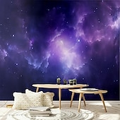 cheap Wallpaper-Cool Wallpapers Wall Mural Galaxy Universe Wallpaper Wall Sticker Covering Print Adhesive Required 3D Effect Canvas Home Décor