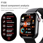 voordelige Smartwatches-f108 smartwatch hartslag bluetooth oproepinformatie push-step count sporthorloge slimme armband