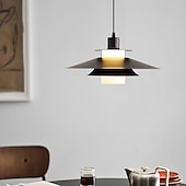 economico Luci a sospensione-lampada a sospensione a led isola della cucina lampada a sospensione acrilico 1 luce 35/40cm design singolo metallo finiture verniciate moderna camera da letto in stile nordico sala da pranzo 110-240v