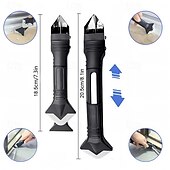 cheap Hand Tools-10pcs/set Silicone Caulking Tools Glass Glue Angle Scraper Stainless Steelhead Caulk Remover and Sealant Scraper for Kitchen Bathroom Window and Frames Sealant Seals