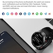 cheap Smart Wristbands-696 E800 Smart Watch 1.49 inch Smart Band Fitness Bracelet Bluetooth ECG+PPG Temperature Monitoring Pedometer Compatible with Android iOS Men Hands-Free Calls Message Reminder IP 67 46mm Watch Case
