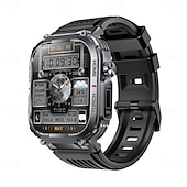 preiswerte Intelligente Armbänder-696 S320B Smartwatch 2.02 Zoll Smart-Armband Bluetooth Schrittzähler Anruferinnerung Schlaf-Tracker Kompatibel mit Android iOS Herren Freisprechanlage Nachrichterinnerung Step Tracker IP 67 44mm