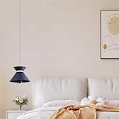 economico Luci a sospensione-lampada a sospensione a led isola cucina lampada a sospensione 1 luce 15 cm design singolo metallo finiture verniciate camera da letto moderna in stile nordico sala da pranzo 110-240v