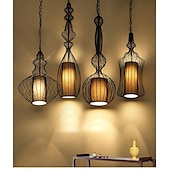 economico Luci Isola cucina-Lampada a sospensione a led Lampada a sospensione industriale Lampada a sospensione a cupola regolabile in metallo latern per sala da pranzo soggiorno 110-240v