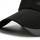 abordables Gorra de béisbol para hombre-Hombre Gorra de Béisbol Sombrero para el sol Sombrero del camionero Gorra de malla Negro Blanco Poliéster Parte posterior de malla Moda Casual Calle Diario Letra Ajustable Filtro Solar Transpirable