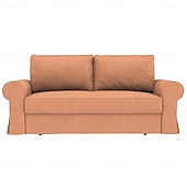 economico Copridivano-Copridivano letto in cotone al 100% di colore uniforme foderine in cotone trapuntato