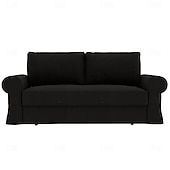 economico Copridivano-Copridivano letto in cotone al 100% di colore uniforme foderine in cotone trapuntato