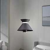 economico Luci a sospensione-lampada a sospensione a led isola cucina lampada a sospensione 1 luce 15 cm design singolo metallo finiture verniciate camera da letto moderna in stile nordico sala da pranzo 110-240v