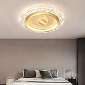 olcso Mennyezeti lámpák-led mennyezeti lámpák szabályozható 40/50cm 1 könnyű fém falba süllyesztett mennyezeti lámpa beltéri mennyezetbe energiatakarékos világítás modern skandináv stílusú nappali hálószoba 110-240V csak