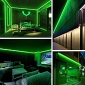 economico Strisce luminose COB-5m 10m 15m Luci al neon 600-3000 LED 2835 SMD Neon flessibile 8mm 1 pc Bianco caldo Bianco Rosso Strisce LED All&#039;aperto Impermeabile Vacanze 220-240 V