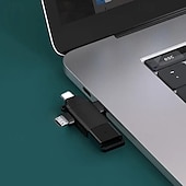 Недорогие Кабели для мобильных телефонов-Подходит для адаптера Apple Huawei Typec otg, планшета 3-в-1 для чтения и дисковой мыши, преобразователя USB3.0