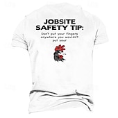 preiswerte Lustige T-Shirts für Männer-Männer Erwachsen Humor Unisex Buchstaben Grafikdrucke T-Shirt Kurzarm T-Shirt 3D Druck Crew-Neck Shirt Vintage Sport Designer Outdoor Straße Täglich Schwarz Weiß Gelb Sommer Kleidung S M L XL