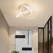 halpa Kattovalaisimet-led kattovalaisin 26cm 1-valo lämmin valkoinen+valkoinen+kylmävalkoinen metalli akryylisaari design maalattu viimeistely moderni olohuone makuuhuone 110-240v