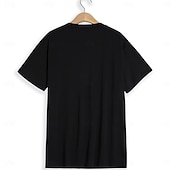 voordelige basis t-shirts-Heren katoenen mix V-hals t-shirt T-shirt top korte mouwen zomer effen kleur effen designer basic modern eigentijds V-hals vakantie straat casual donkergrijs zwart wit top T-shirt voor heren