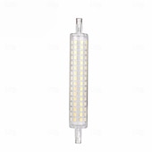 economico Luci LED bi-pin-1/2 pz r7s led parti in alluminio a doppia estremità con copertura luce alogena lampadine per uso domestico r7s led 118mm tubo lampadina 78mm proiettore 220v ad alta potenza luce di lavoro garage