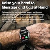 Χαμηλού Κόστους Smartwatch-έξυπνο ρολόι 2,01 ιντσών έξυπνο ρολόι γυμναστικής ρολόι τρεξίματος bluetooth βηματόμετρο υπενθύμισης κλήσεων παρακολούθηση δραστηριότητας συμβατό με android ios γυναίκες άνδρες κλήσεις hands-free αδιάβροχο έλεγχο πολυμέσων