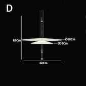 economico Luci Isola cucina-lampada a sospensione a led lampada a sospensione lampada in vetro acrilico metallo moderno lampadario a sospensione lampadari a soffitto camera da letto 85-265v