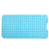 billige Antiskli baderomsmatte-badekar matte sklisikker badematte for badekar, 40 x 16 tommer dusjmatte med sugekopper, ekstra stor og maskinvaskbar, badematter for bad
