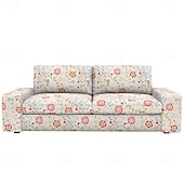 abordables Housse de canapé-Housse de canapé 100% coton en couleur florale matelassée