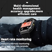 Χαμηλού Κόστους Smartwatch-696 KR82 Εξυπνο ρολόι 2.1 inch Έξυπνο ρολόι Bluetooth ΗΚΓ + PPG Βηματόμετρο Υπενθύμιση Κλήσης Συμβατό με Android iOS Γυναικεία Άντρες Κλήσεις Hands-Free Υπενθύμιση Μηνύματος IP 67 Θήκη ρολογιού 46mm