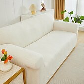 baratos Cobertura de Sofa-Capa elástica de sofá com cobertura completa para sala de estar, capa de assento de sofá, super macia e grossa, proteção de almofada de assento de móveis