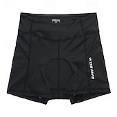 billige Bukser, shorts og skjørt til kvinner-WOSAWE Dame Sykkelshorts Fôrede sykkelshorts Sykkel Shorts Fôrede shorts Slank Fasong sport Pustende Hurtigtørkende Høy Elastisitet Bekvem Svart Rosa Klær Sykkelklær