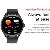 abordables Montres connectées-696 QS28 Montre intelligente 1.43 pouce Smartwatch Montre Connectée Bluetooth ECG + PPG Podomètre Rappel d&#039;Appel Compatible avec Android iOS Femme Hommes Mode Mains-Libres Rappel de Message IP 67