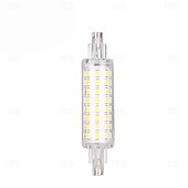 economico Luci LED bi-pin-1/2 pz r7s led parti in alluminio a doppia estremità con copertura luce alogena lampadine per uso domestico r7s led 118mm tubo lampadina 78mm proiettore 220v ad alta potenza luce di lavoro garage
